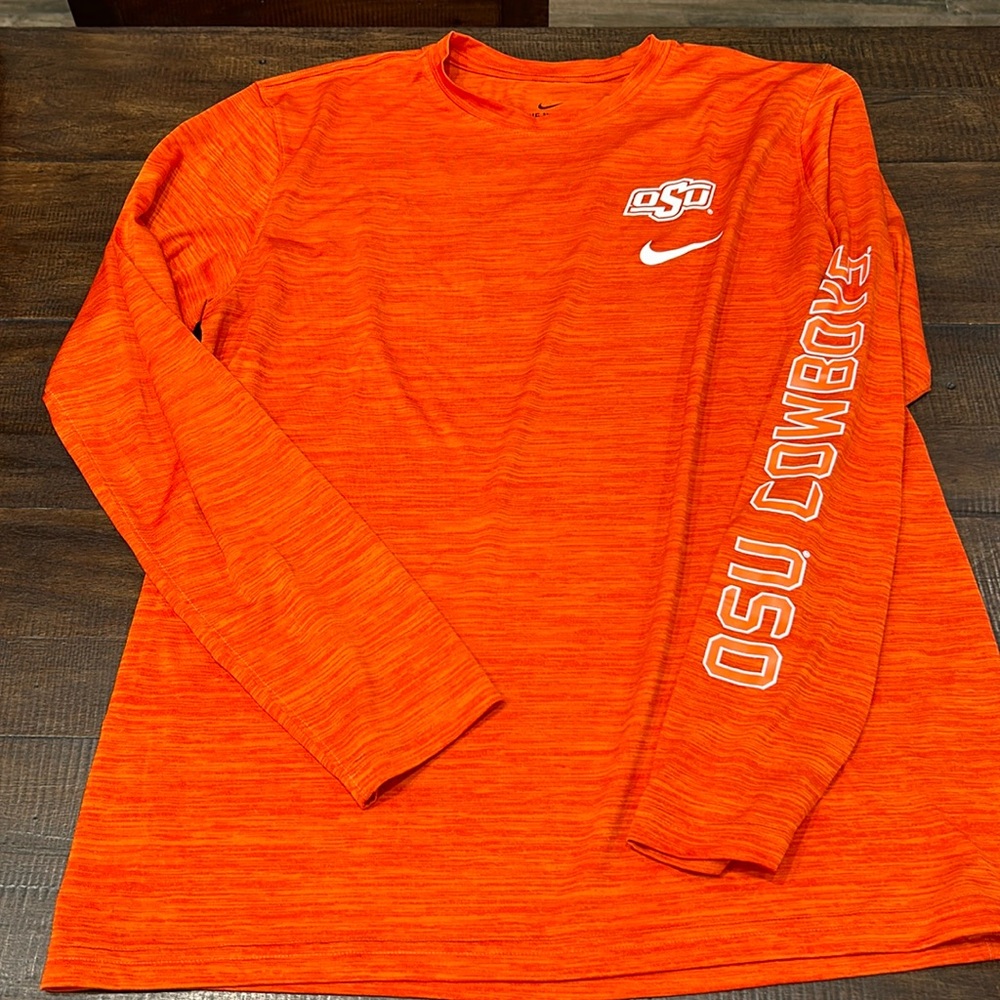 Nike Orange OSU Cowboys Long Sleeve Shirt